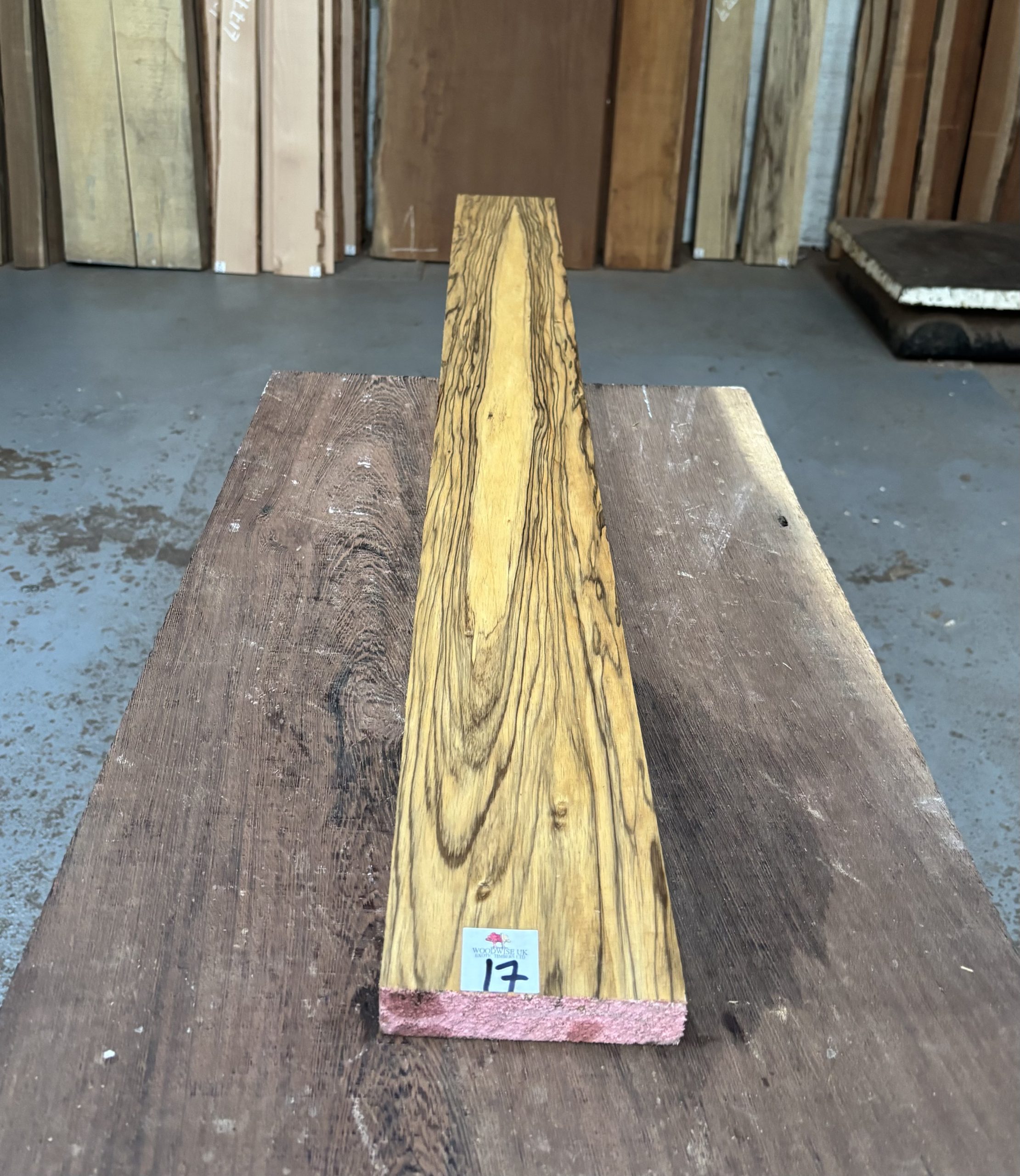 Black Limba / Korina 1220x120x25 mm