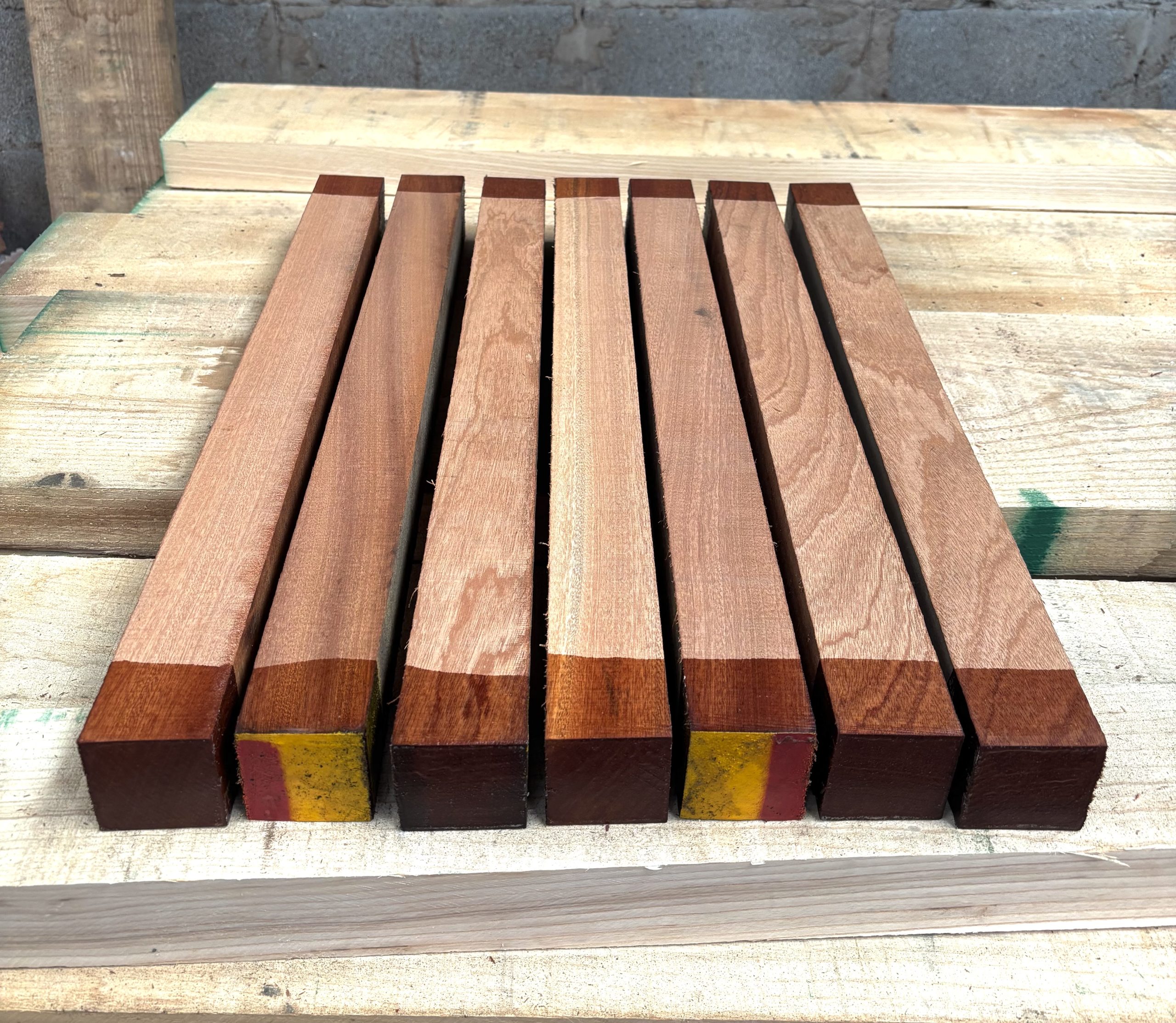 Sapele 2x2x24 Inches