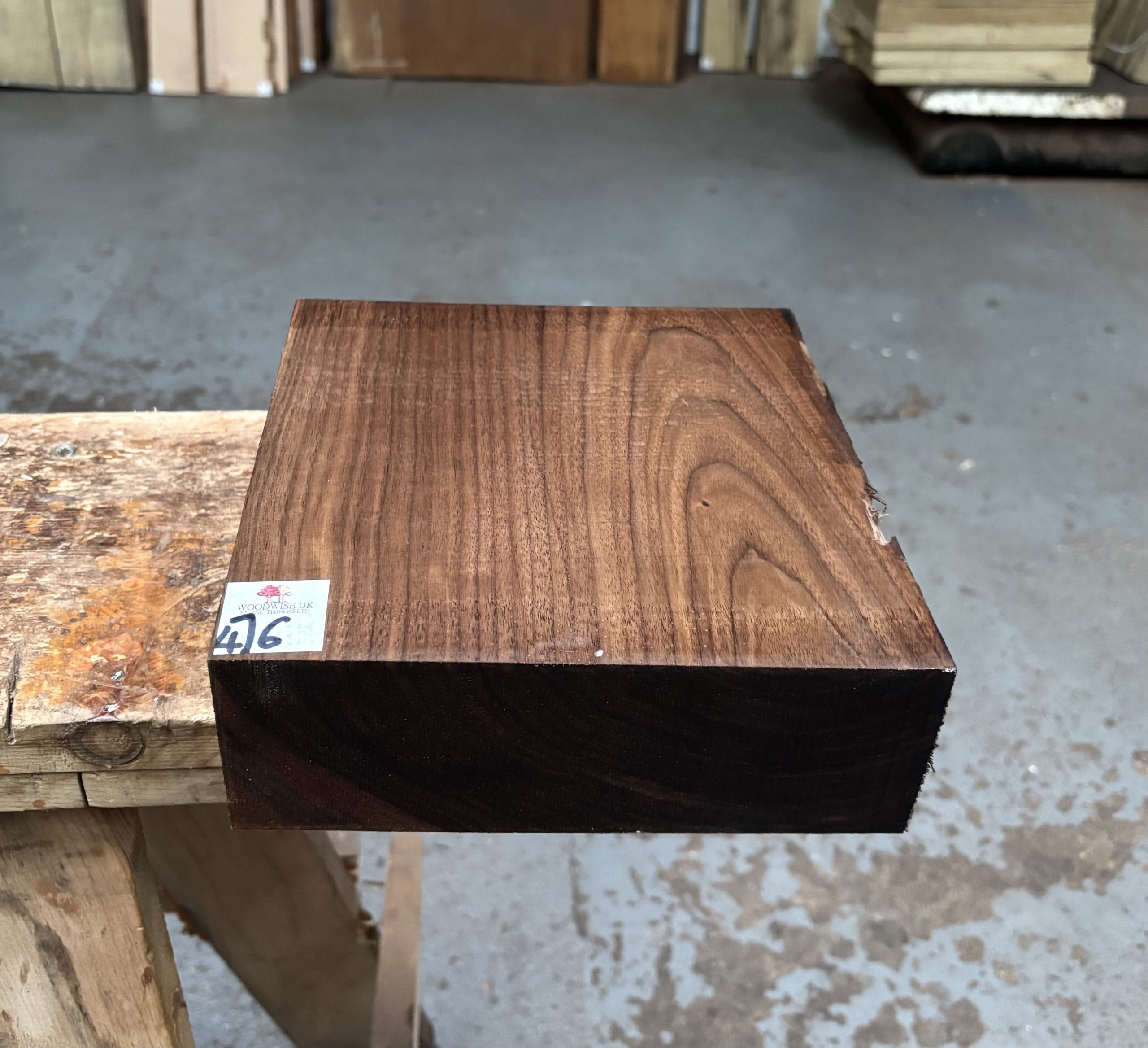 American Walnut 8.25x8.25x2.75 inches
