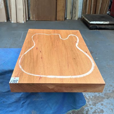 Khaya Mahogany Guitar Body Blank (1 Piece) 530x355x48 mm