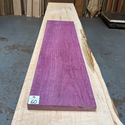 Purpleheart 760x195x23 mm