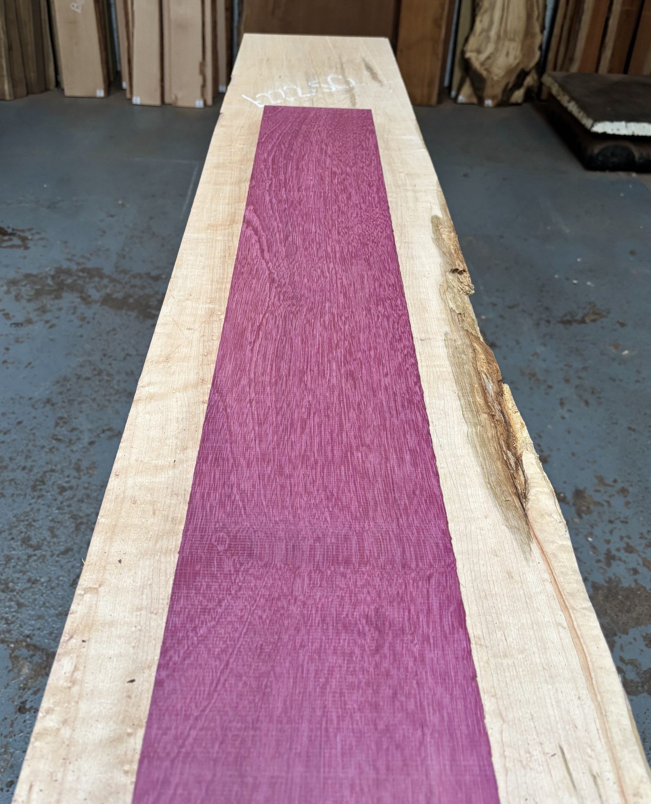 Purpleheart 1010x155x25 mm