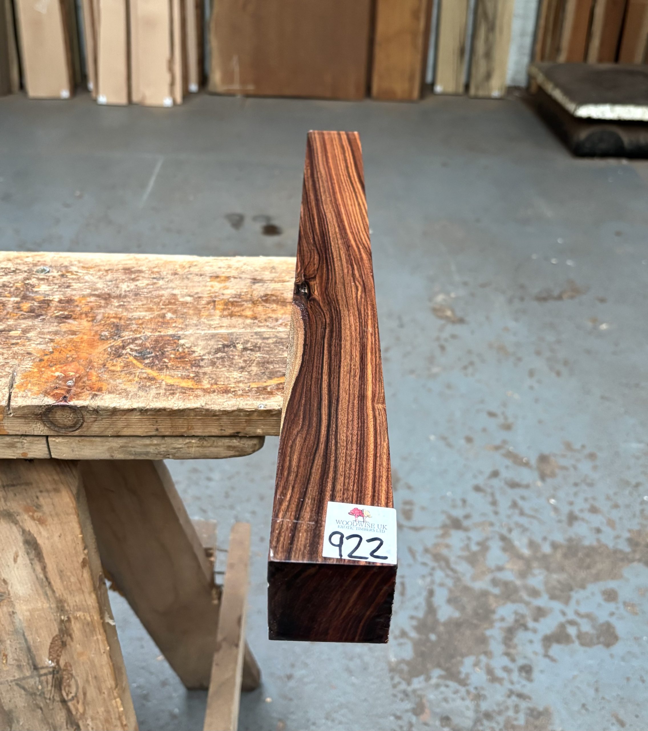 Bolivian Rosewood 51x51x510 mm
