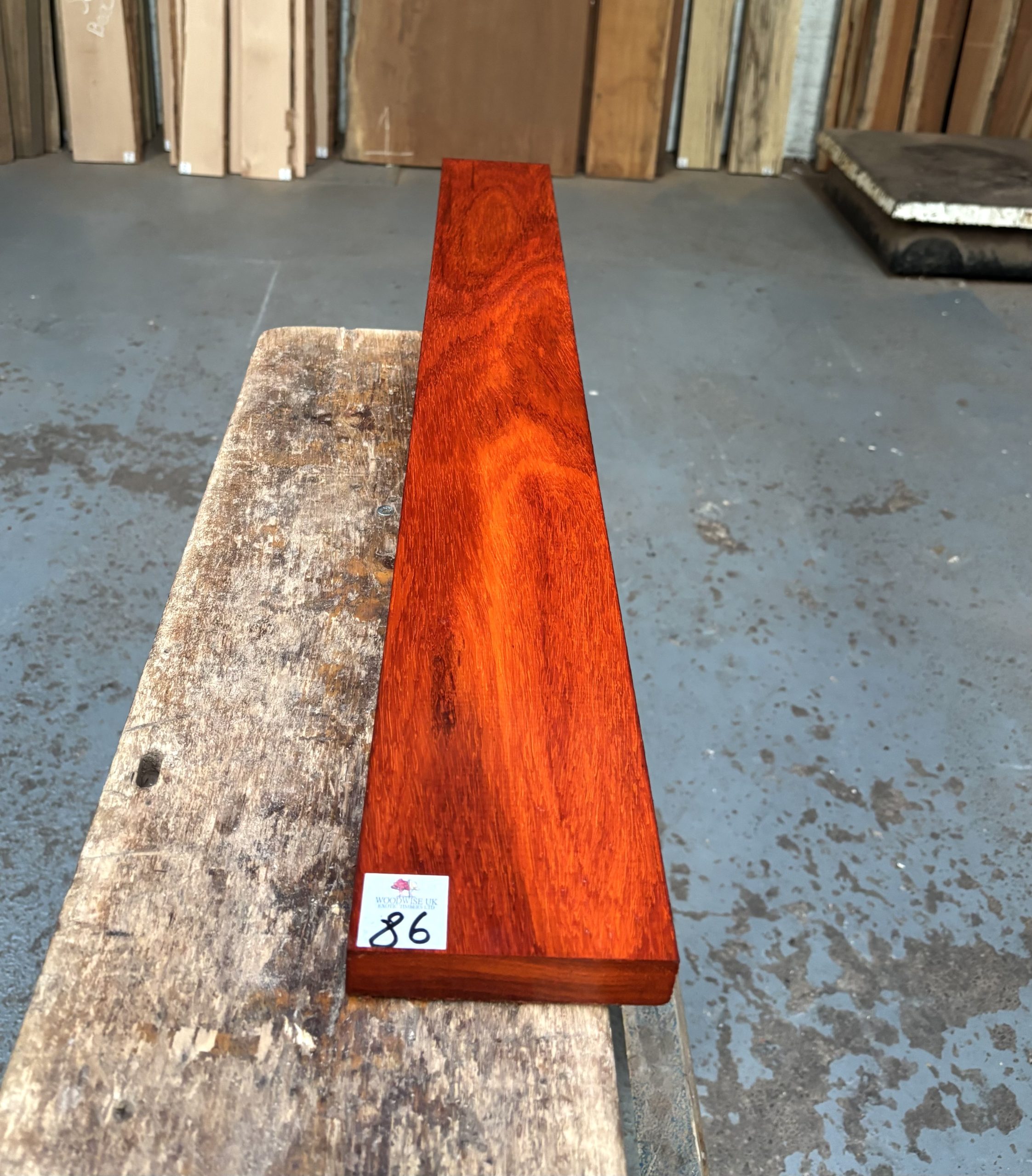 Padauk 915x110x25 mm