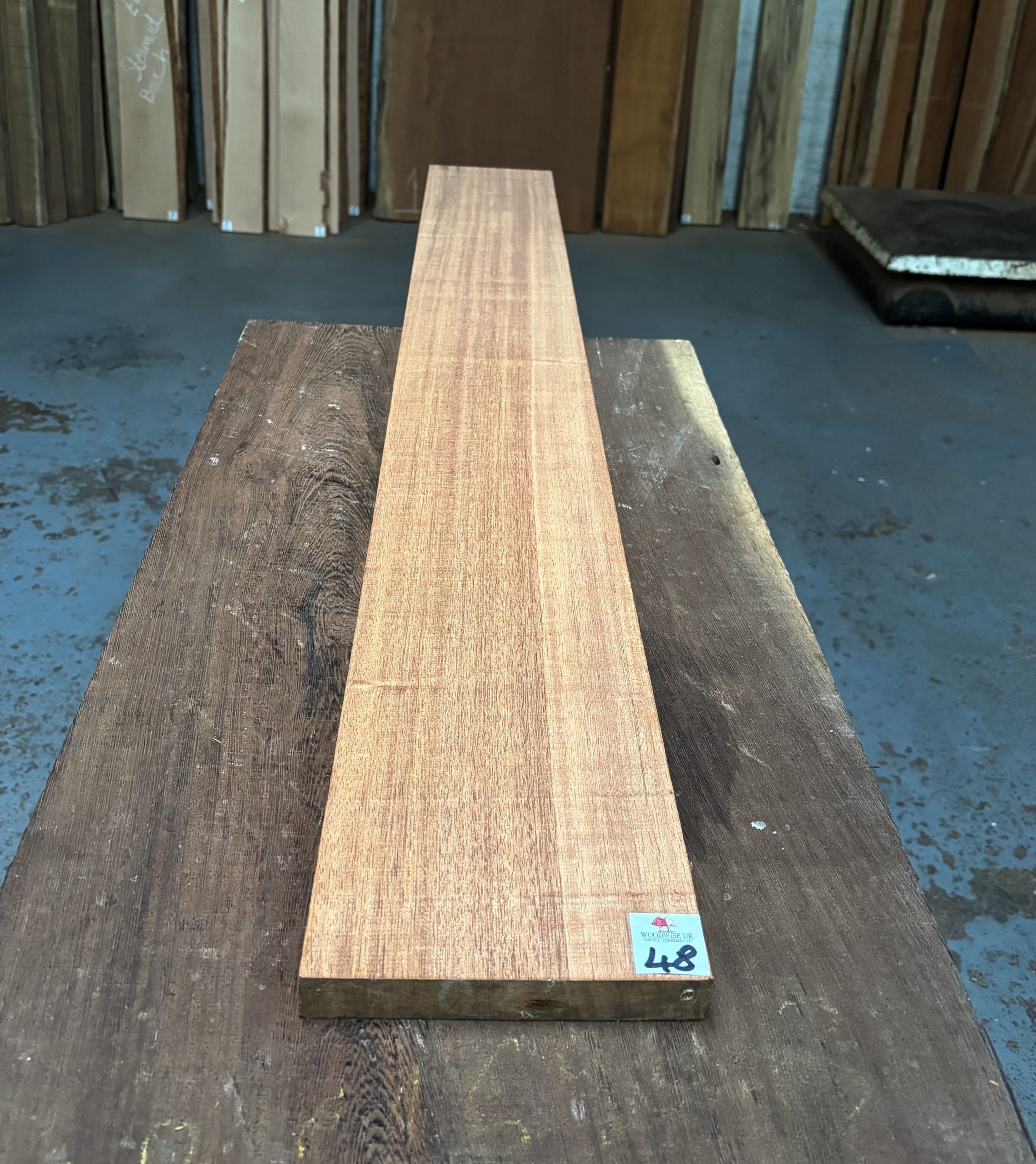 Sipo Mahogany 1245x160x25 mm